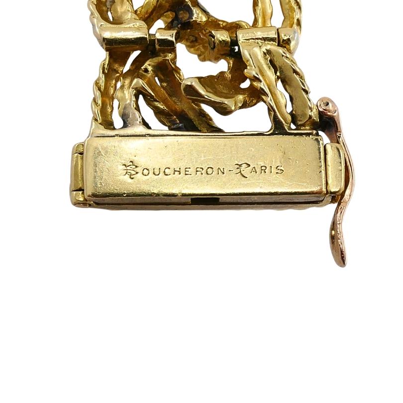 Boucheron Paris - Bracciale in corda intrecciata in oro 18 carati in vendita 6