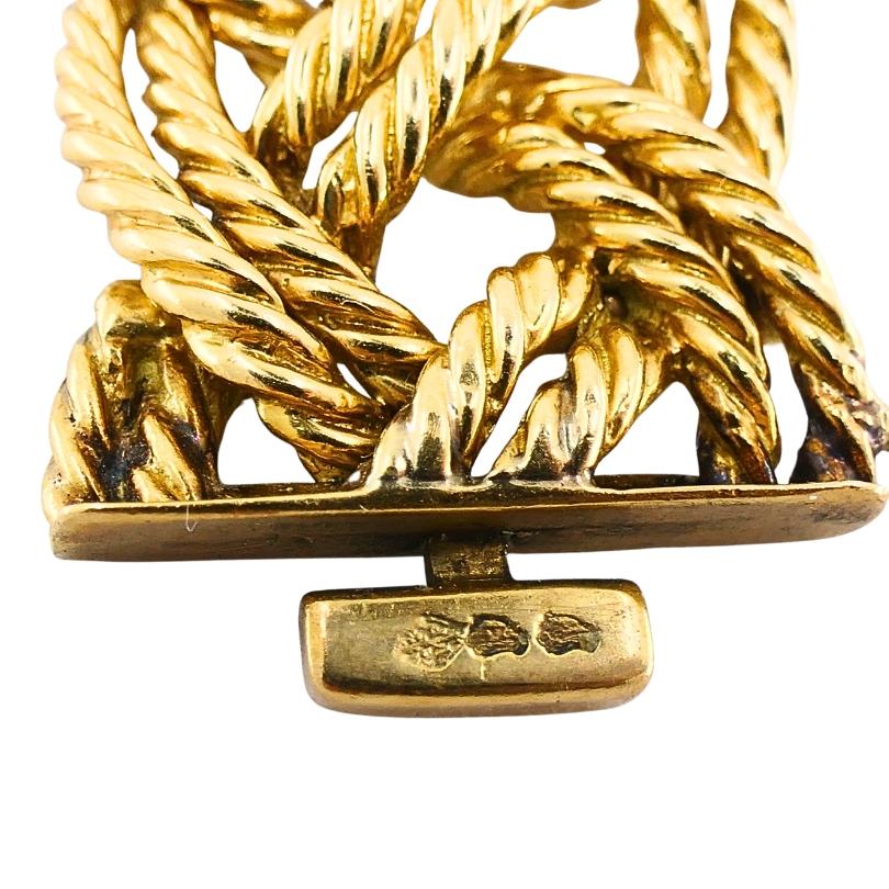 Boucheron Paris - Bracciale in corda intrecciata in oro 18 carati in vendita 7