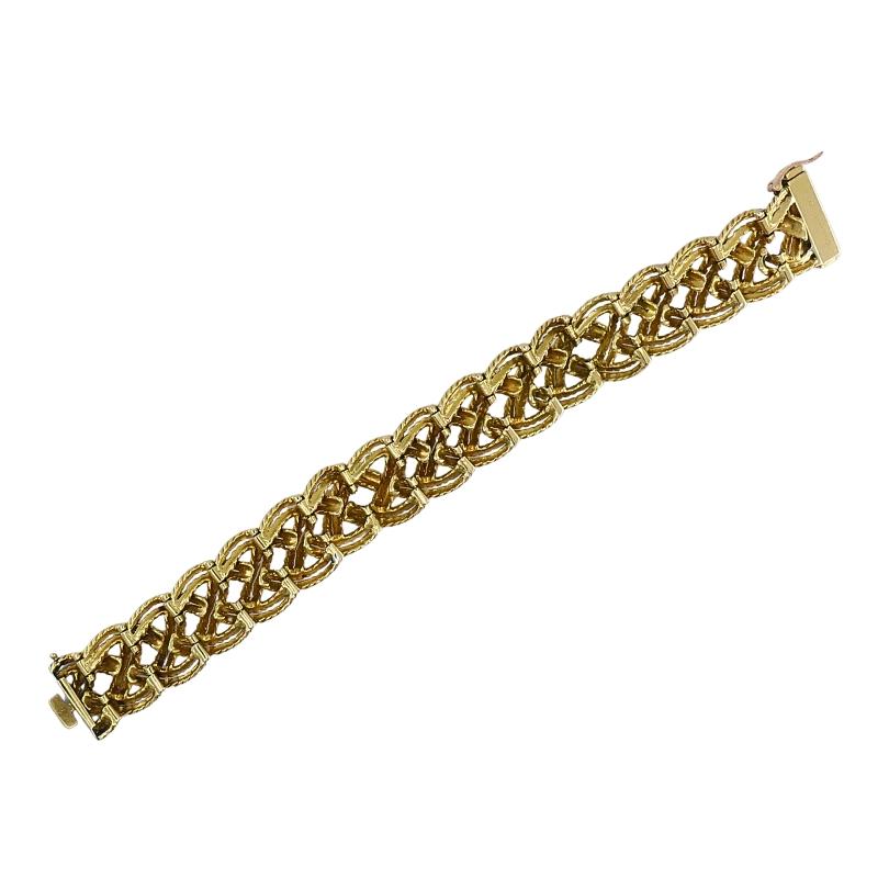 Boucheron Paris - Bracciale in corda intrecciata in oro 18 carati in vendita 2