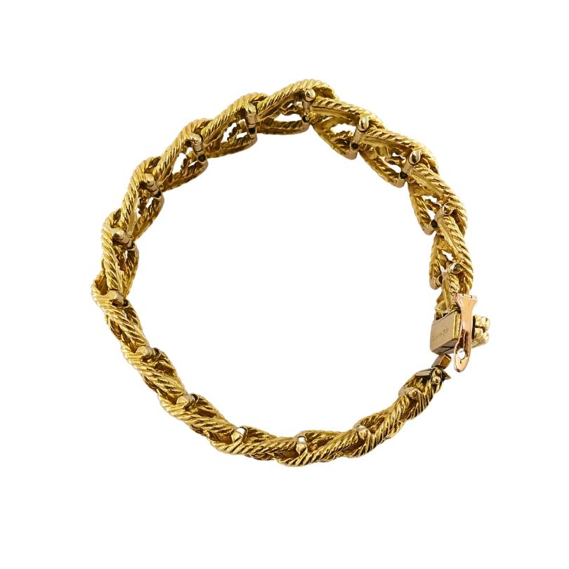 Boucheron Paris - Bracciale in corda intrecciata in oro 18 carati in vendita 5