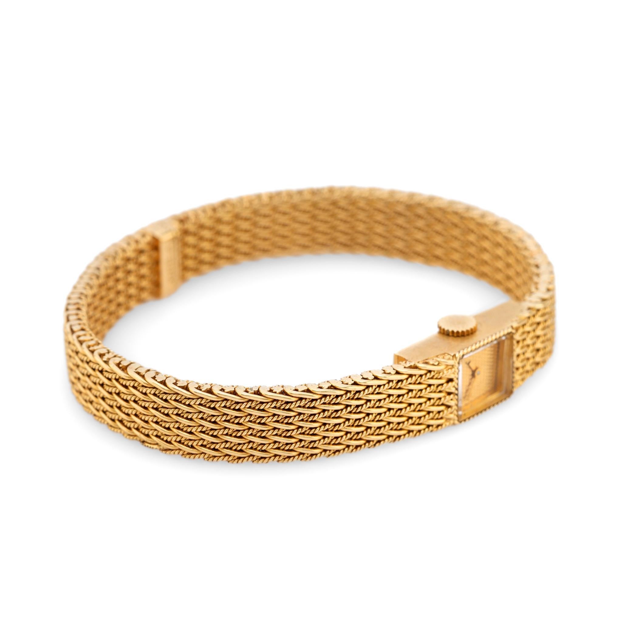Boucheron Paris: 18 Karat Gelbgold Uhr (Moderne)