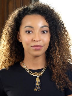 Boucheron Paris 1950's Sapphire Diamond 18K Yellow Gold Platinum Tassel Necklace