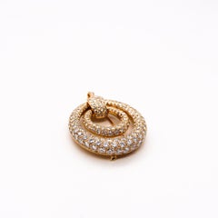 BOUCHERON Paris 1960 Convertible Pendant In 18Kt Gold & 21.96 Cts In Diamonds