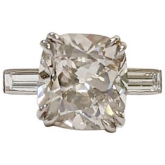 Boucheron Paris Cushion Diamond Engagement Ring