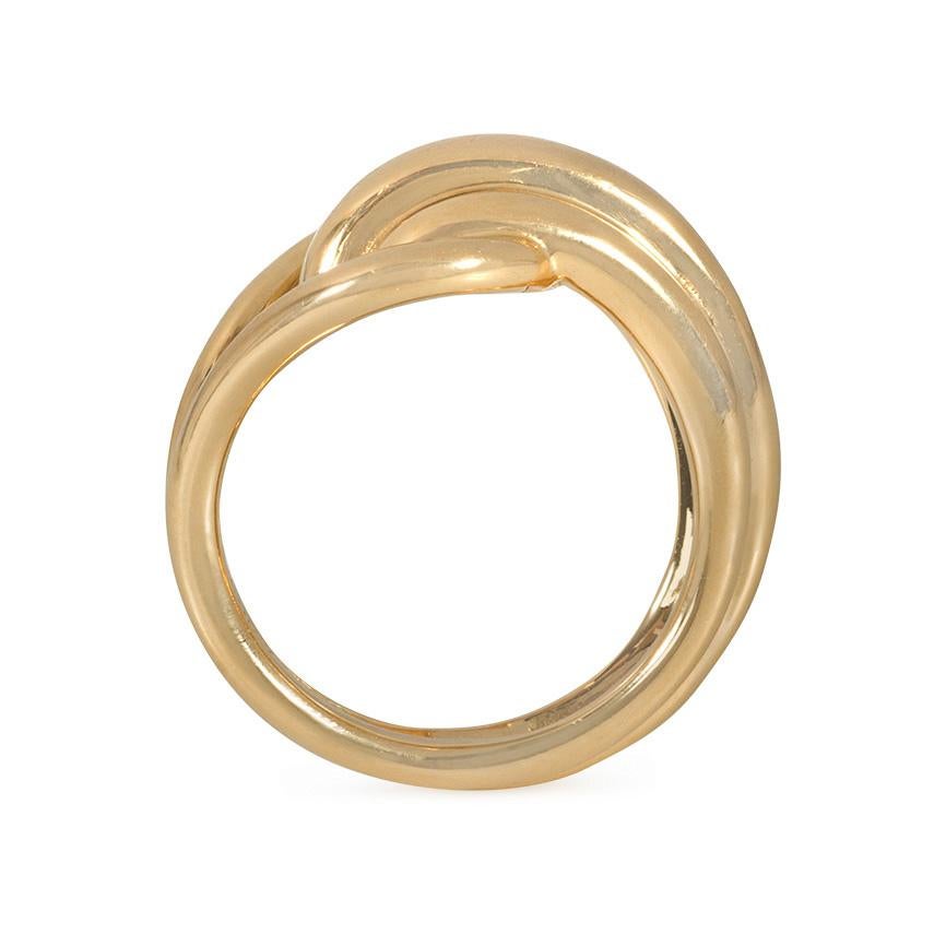 Retro Boucheron, Paris Estate Gold Knot Motif Ring