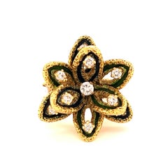 Boucheron Paris Flower Diamond Ring