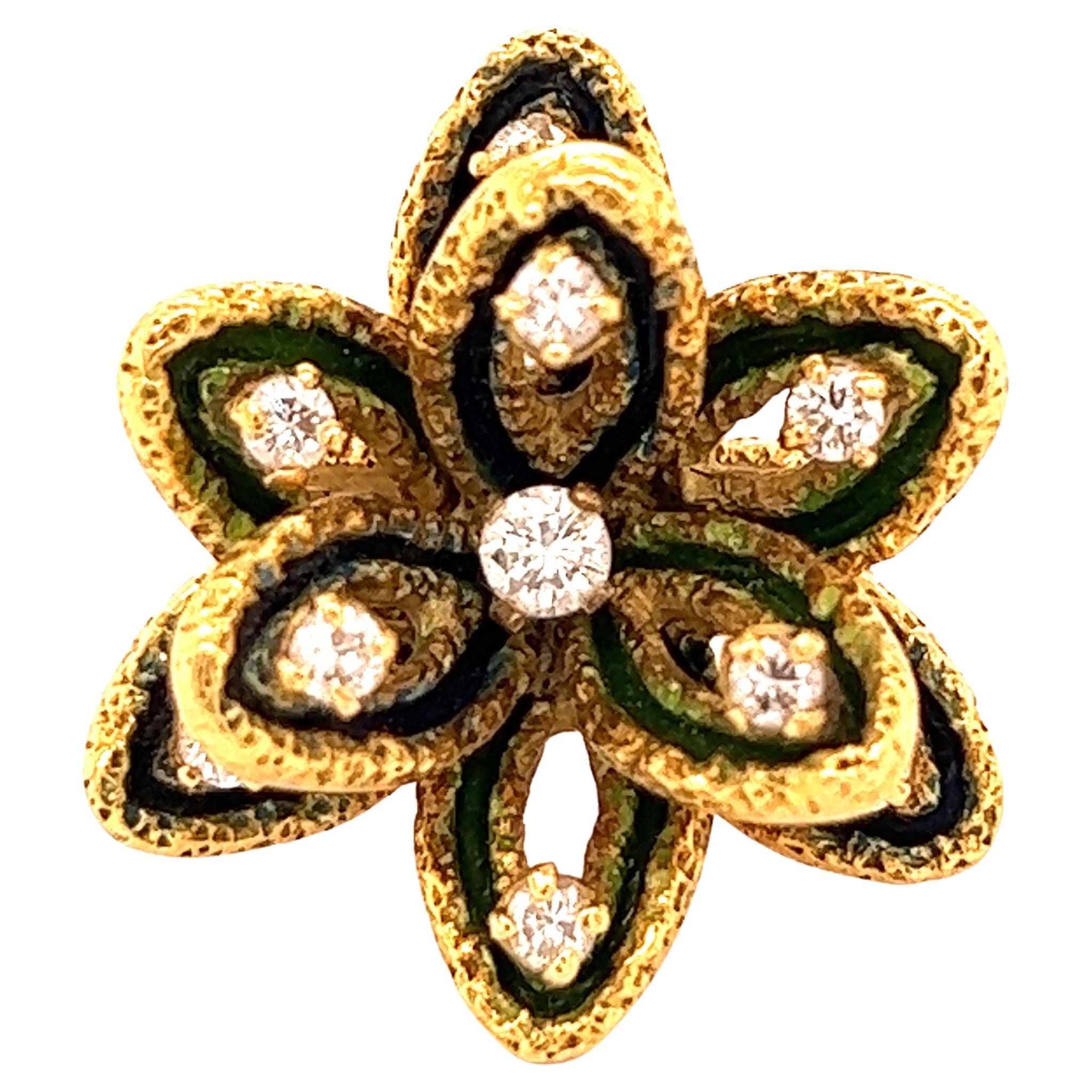 Boucheron Paris Blumen-Diamant-Ring im Angebot