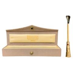 Boucheron, Paris Gold Tone Metal Lady Cigarette Holder