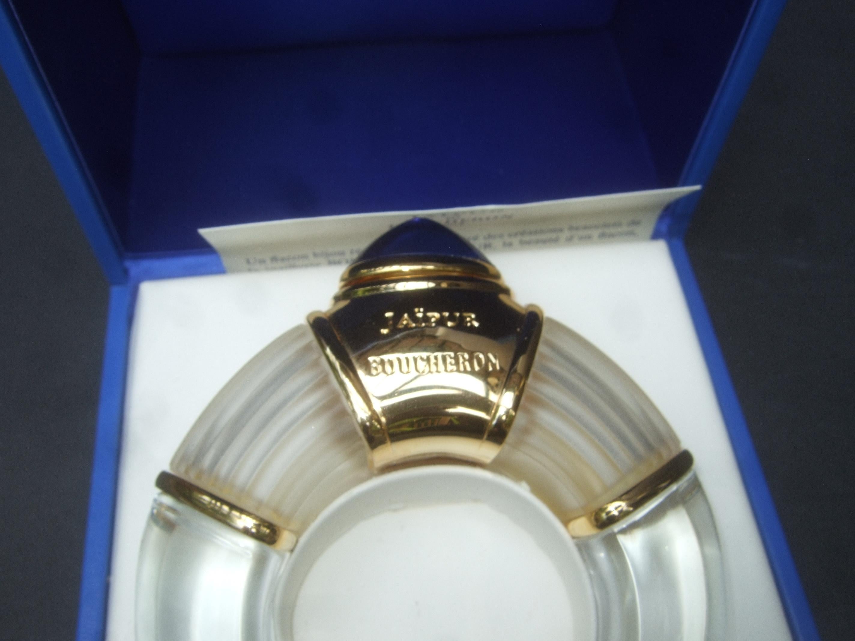 Boucheron Paris Jaipur, flacone di profumo a forma di braccialetto in vetro con scatola di presentazione in vendita 7