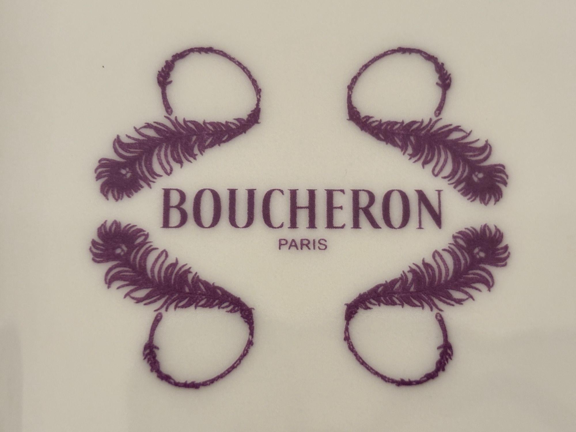 Boucheron Paris Vassoio in porcellana di Limoges, dipinto a mano, Francia, anni '80 ca. in vendita 1