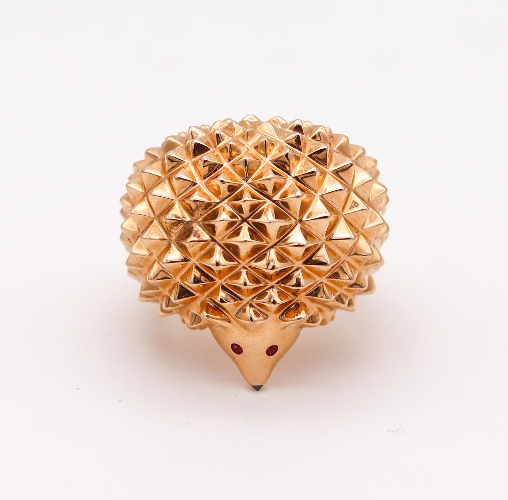 boucheron hedgehog ring