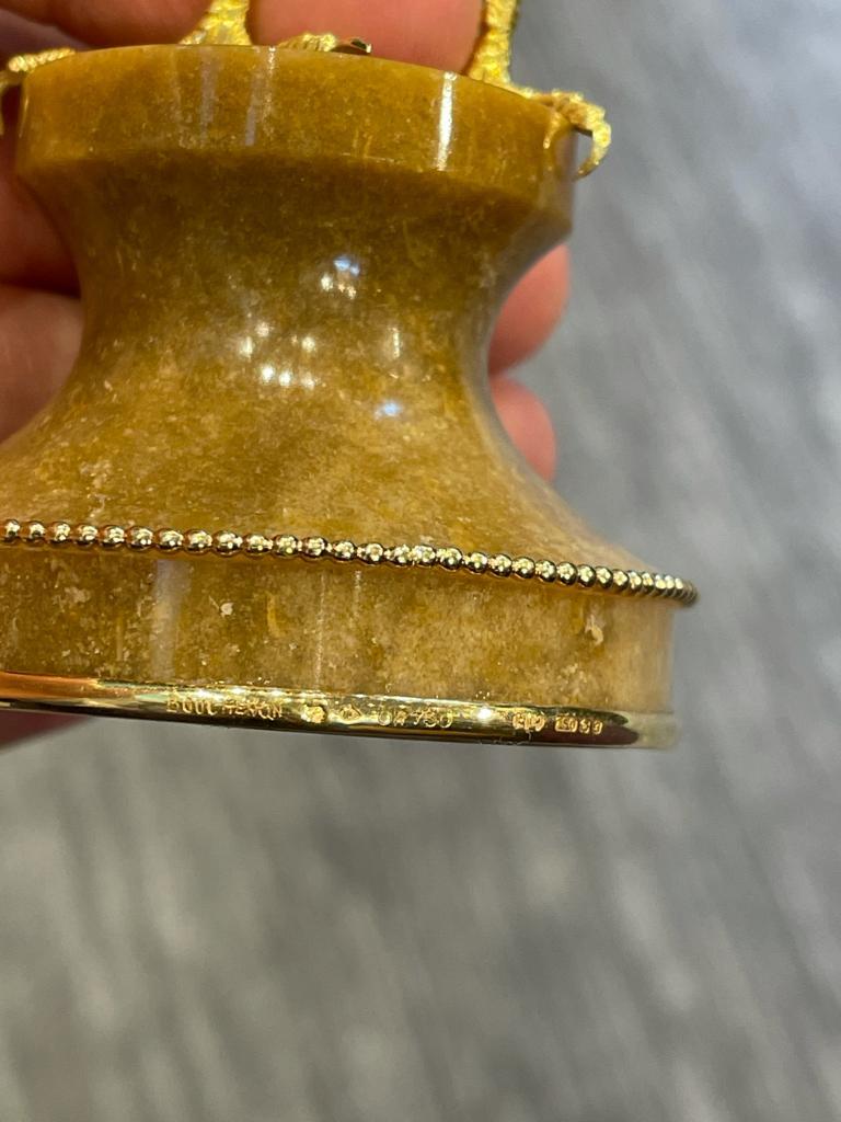 Boucheron Paris Rock Crystal Gold and Enamel Bird Desk Object 3