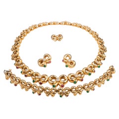 Boucheron Paris Set, Gold and Precious Stones