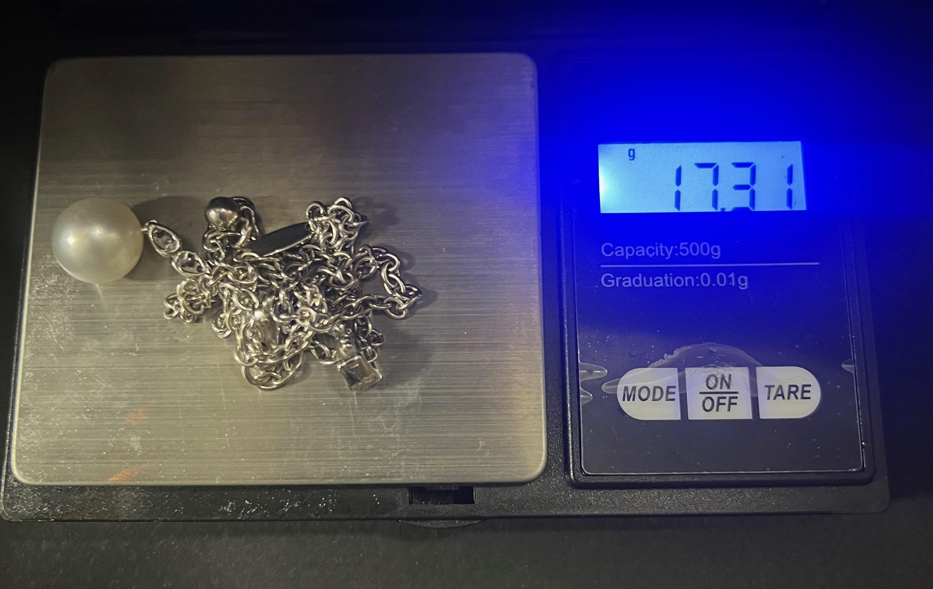 Collana con perle e diamanti Boucheron in vendita 1