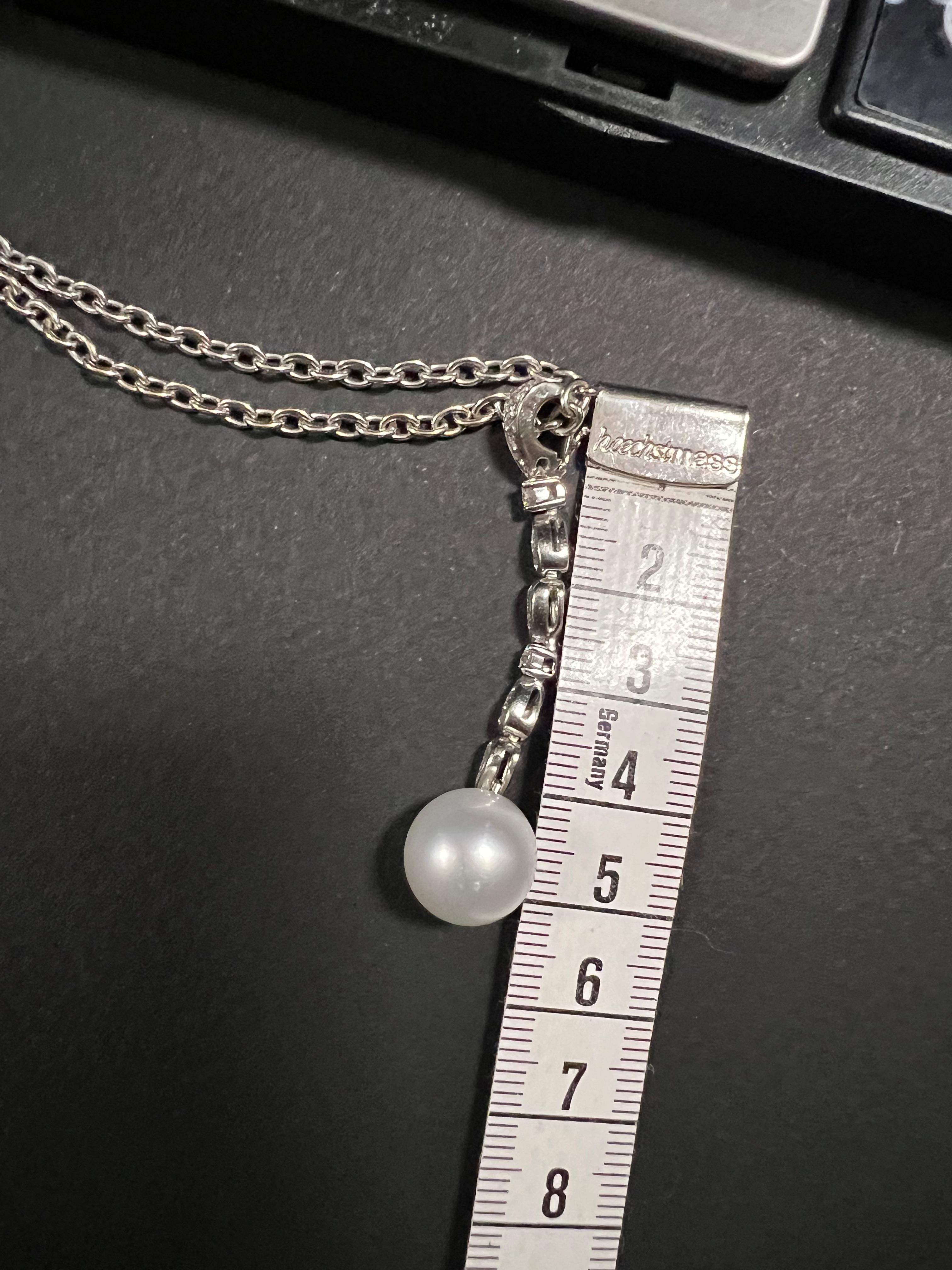 Collana con perle e diamanti Boucheron in vendita 3