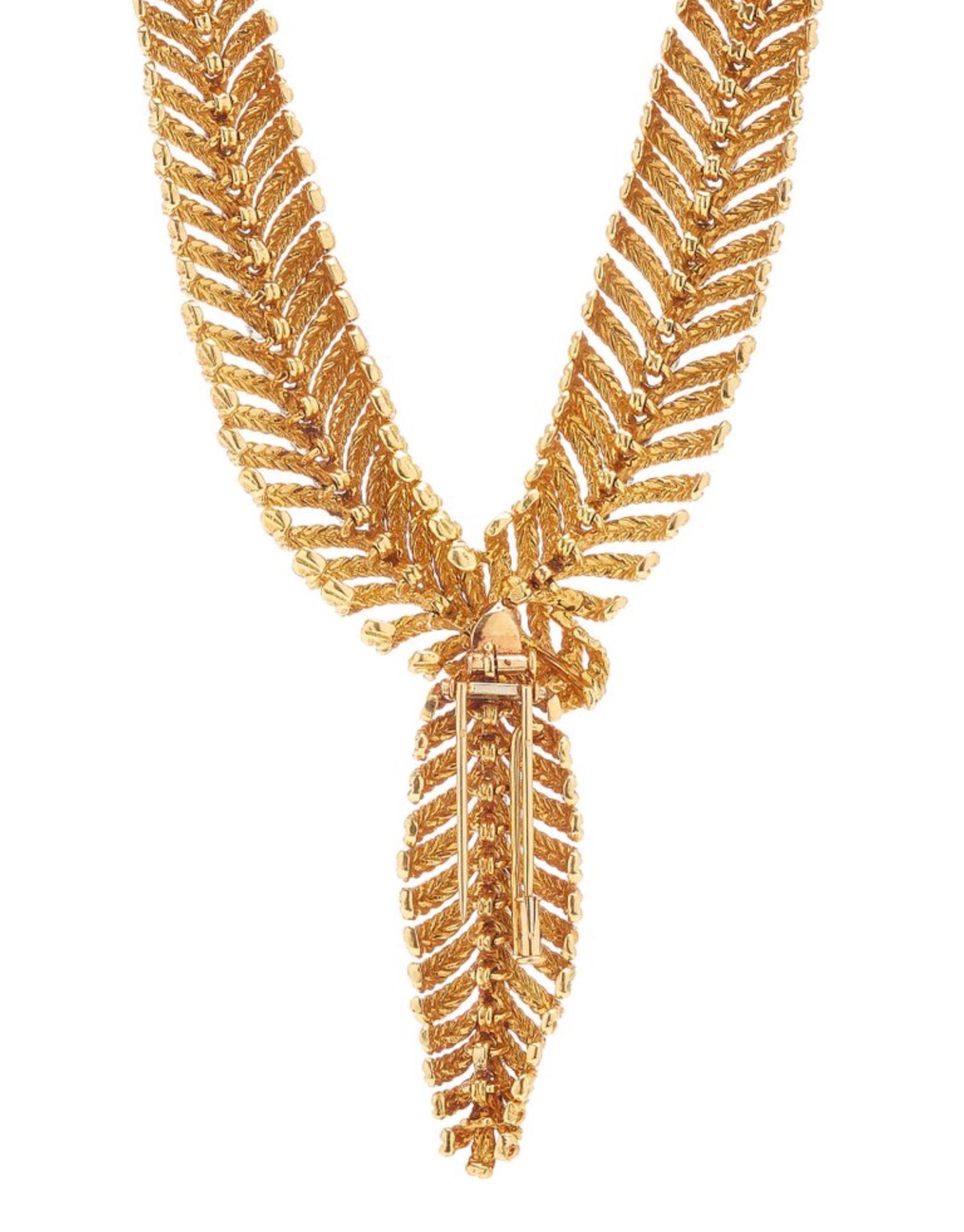 boucheron plume de paon necklace