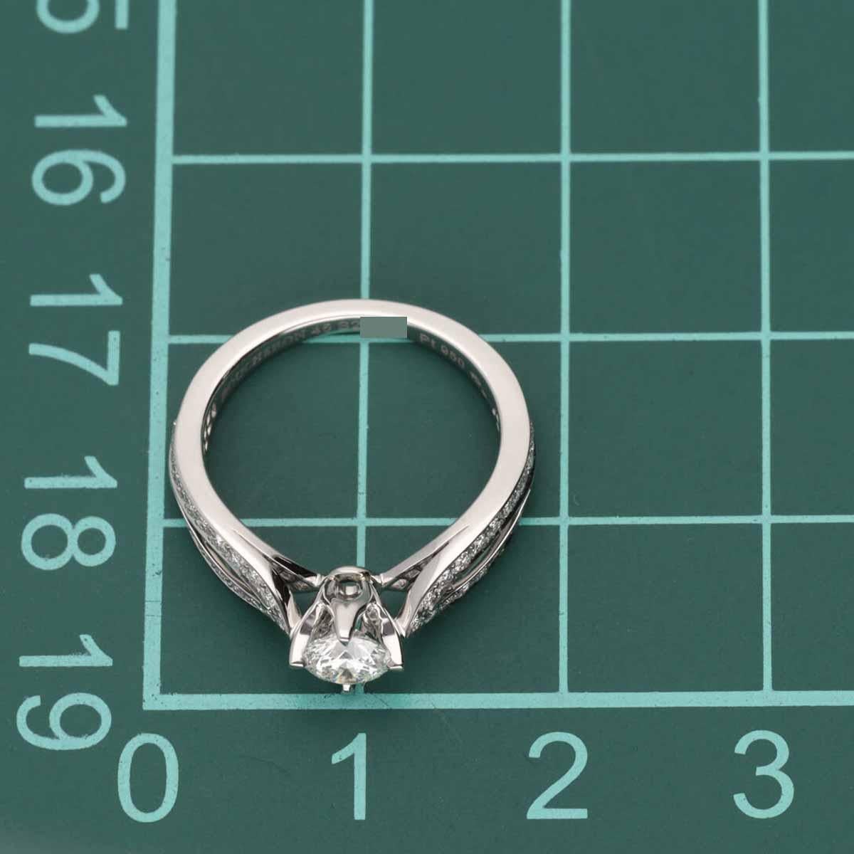 Boucheron Pont De Paris Solitär Diamant 0,30ct GIA G-VS2-Ex Ring US 3 1/2 im Zustand „Gut“ im Angebot in Tokyo, JP