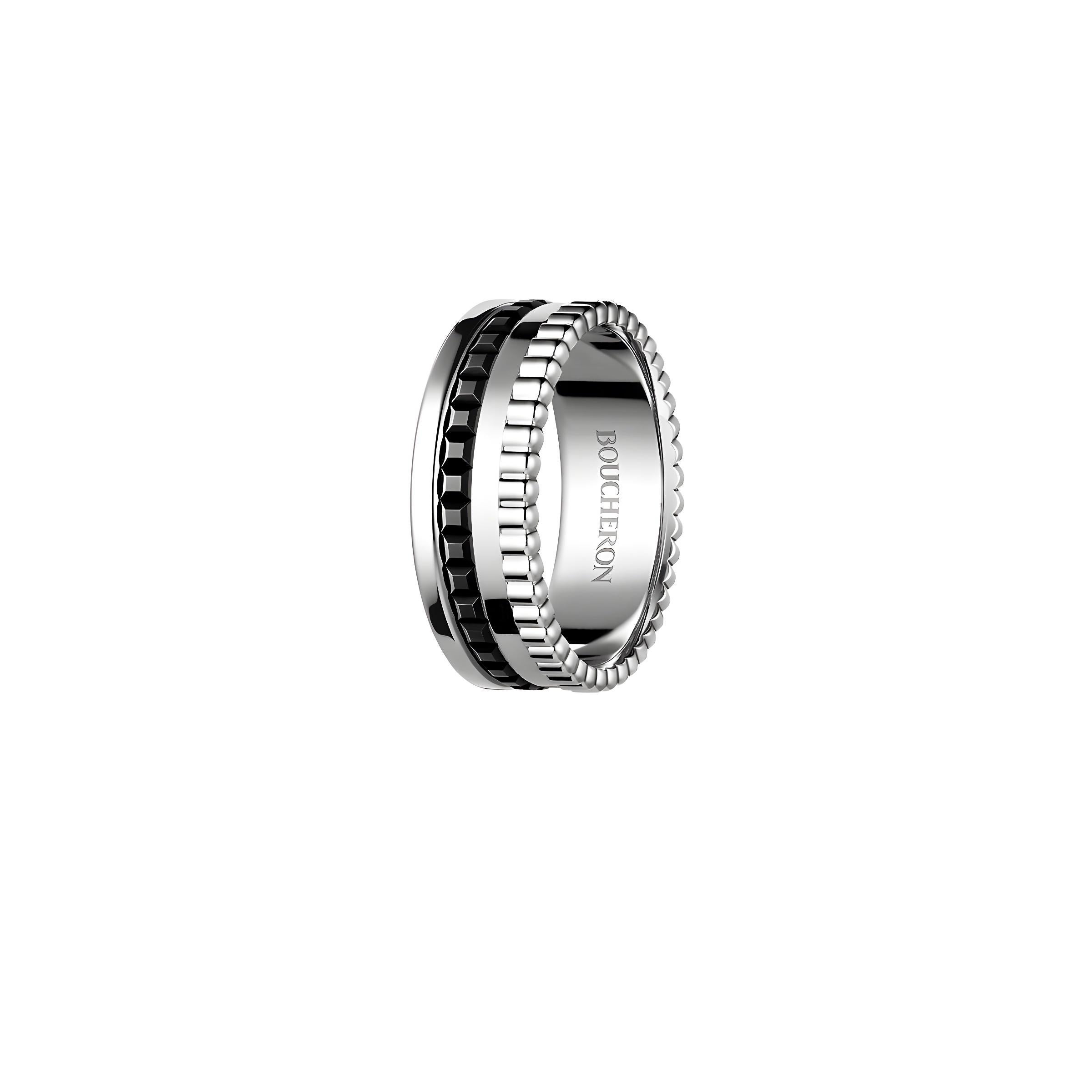 Boucheron Quatre schwarzer Ring Edition Modellnummer JRG01790 im Angebot 1