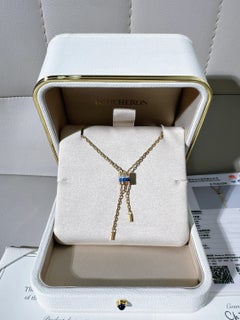 Boucheron Quatre Blue 18K‑Gold Blue‑Ceramic Four‑Row Tie‑Style Necklace