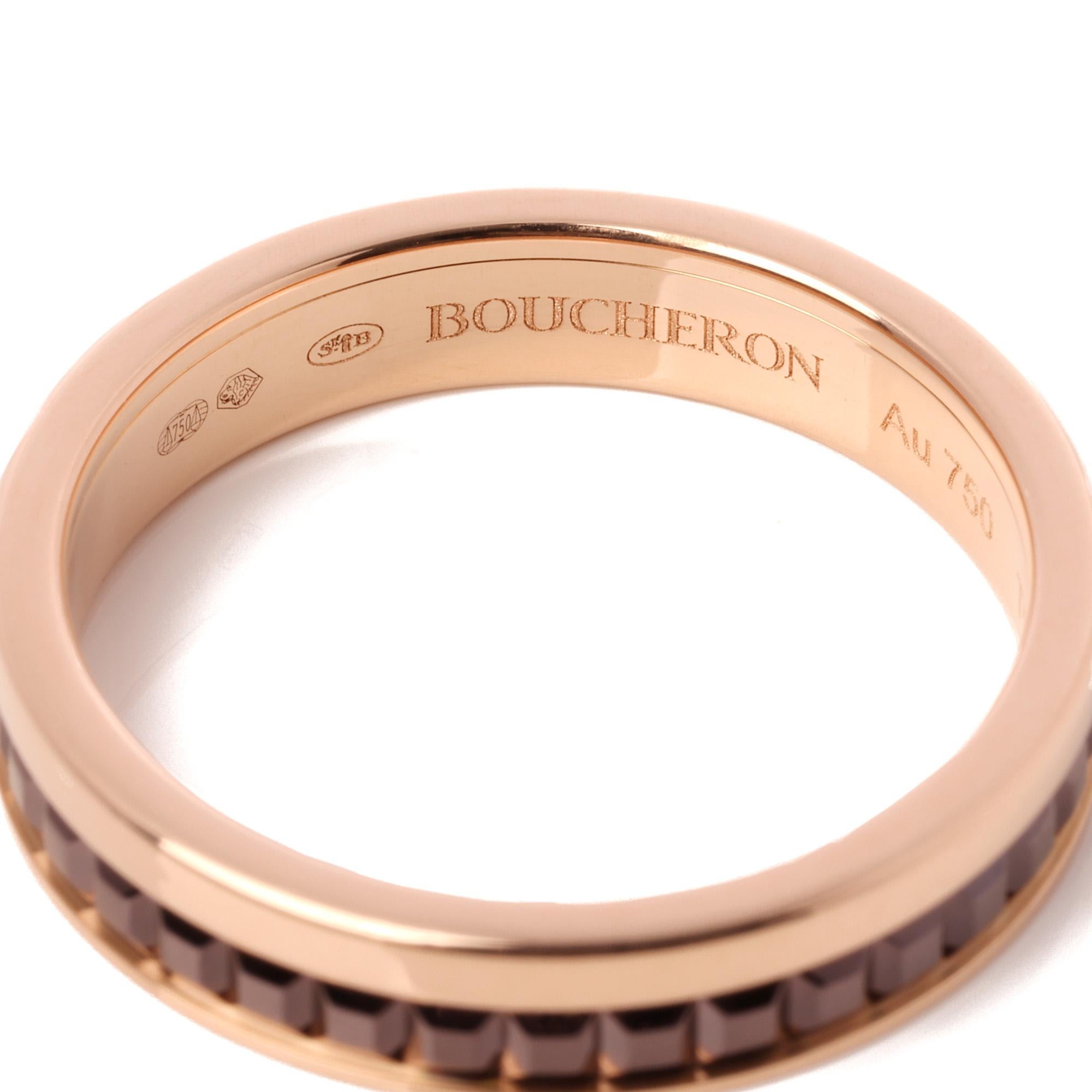 Boucheron Quatre Classique Ring im Zustand „Hervorragend“ im Angebot in Bishop's Stortford, Hertfordshire