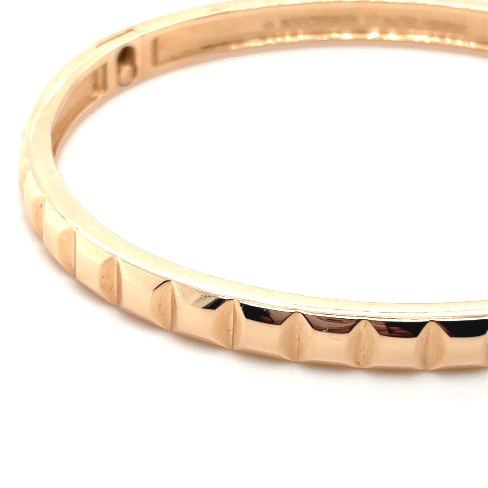 Boucheron Quatre Clou de Paris 18 Karat Roségold Armreif im Angebot 4