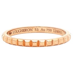 Boucheron Quatre Clou de Paris Mini Wedding Band Ring Rose Gold