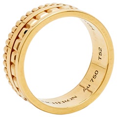 Boucheron Quatre Radiant Edition 18K Yellow Gold Band Ring 52