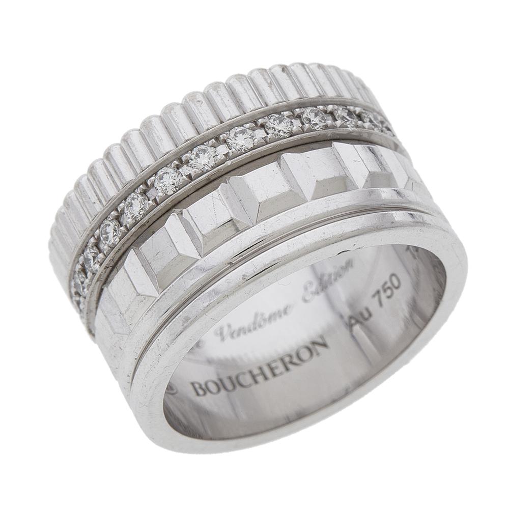 boucheron quatre ring white