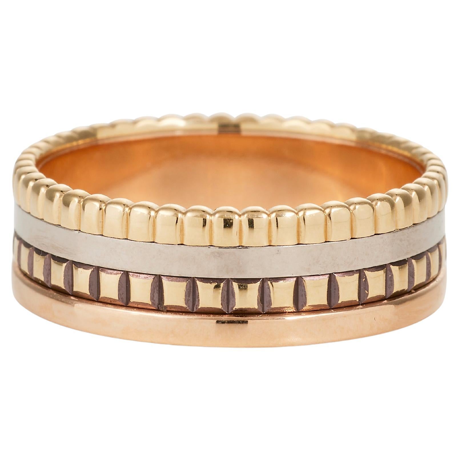 BOUCHERON Quatre ring in three golds