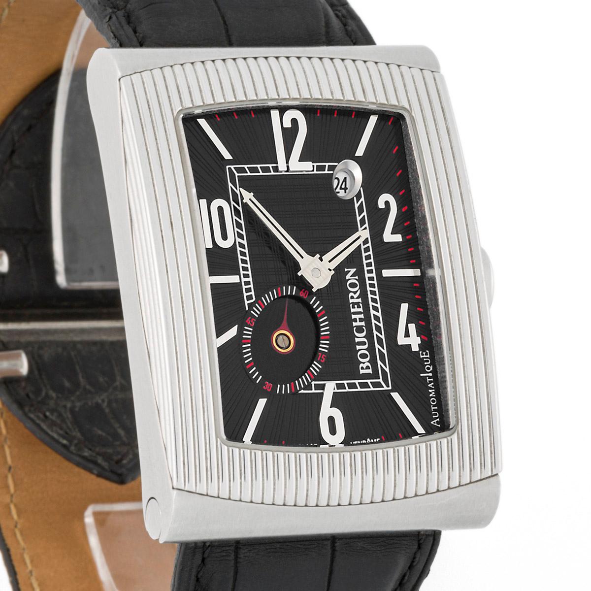 Boucheron Reflet XL Zifferblatt mit kleinem Sekundenanzeiger. im Angebot 1