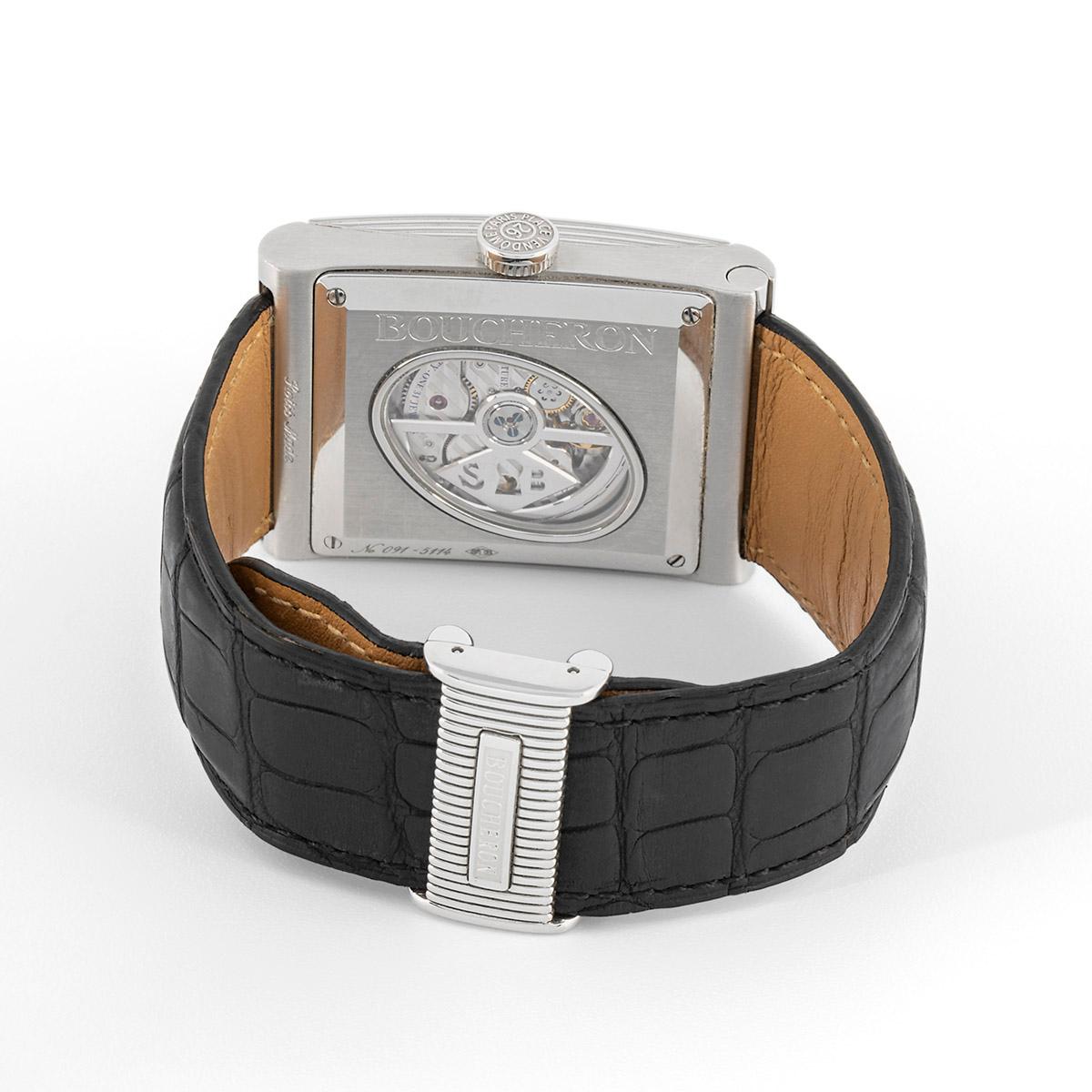 Boucheron Reflet XL Zifferblatt mit kleinem Sekundenanzeiger. im Angebot 3