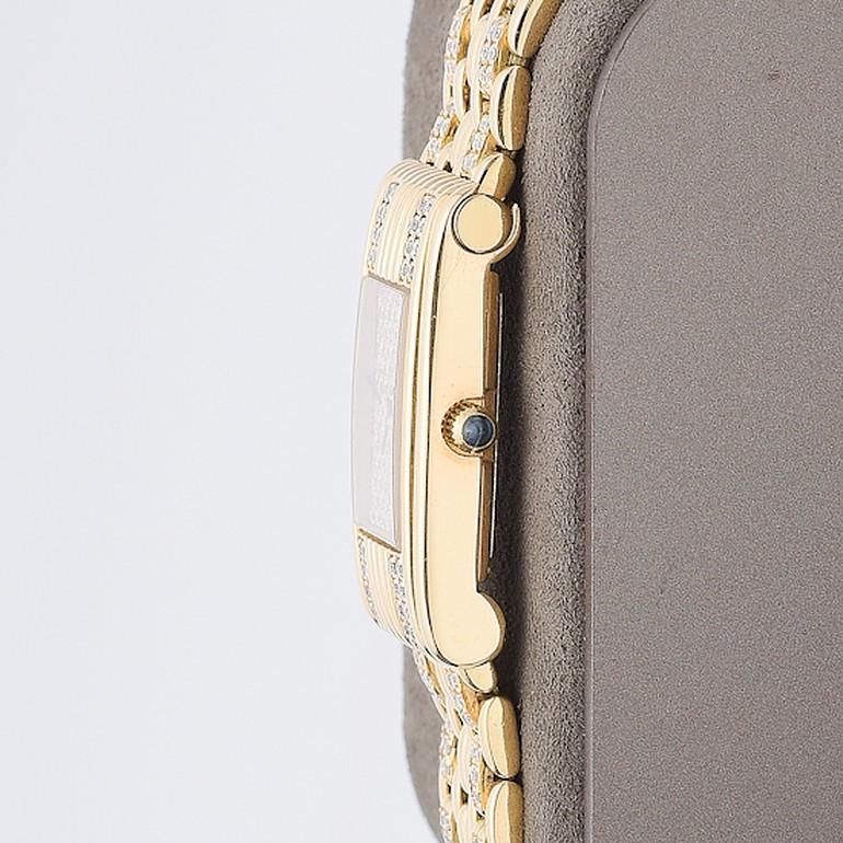 Women's Boucheron Reflet Yellow Gold and Diamond Wristwatch