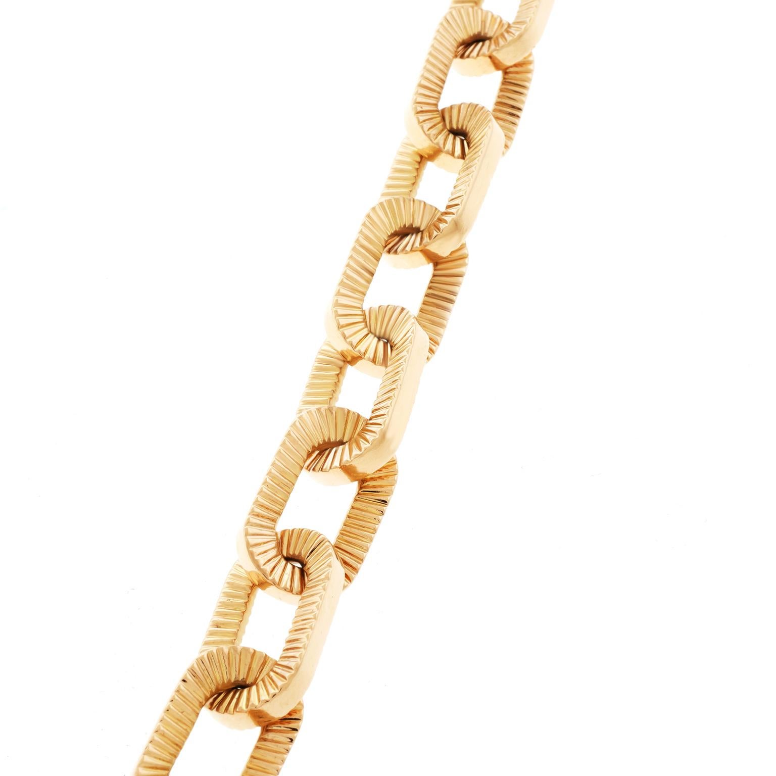 Boucheron Ribbon Motif Gold Bracelet 3