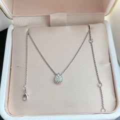 Boucheron Diamants ronds or blanc 18K Pendentif Serpent Bohème Taille XS