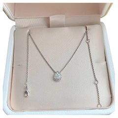 Boucheron Diamants ronds or blanc 18K Pendentif Serpent Bohème Taille XS