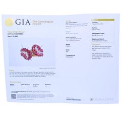Boucheron Ruby Bracelet Diamond Gold Platinum Burmese Ruby GIA, French