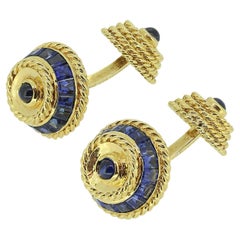 Boucheron Sapphire Cufflinks