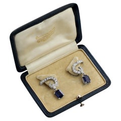 Boucheron Sapphire & Diamond Earrings