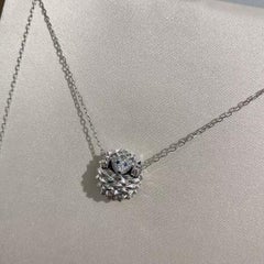 Boucheron Sapphires Black Diamond 18k White Gold Hans The Hedgehog Pendant