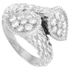Boucheron Serpent Bohème 18 Karat White Gold Diamond Ring