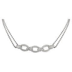 Boucheron Serpent Bohème 18K White Gold 0.40 Ct Diamond Necklace