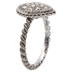 Boucheron Bague Serpent Bohème diamant en or blanc 18k Taille 50