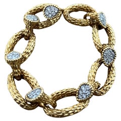 Boucheron Serpent Boheme Diamond Gold Bracelet