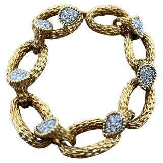 Spectacular Boucheron Platinum Diamond Bracelet For Sale at 1stDibs