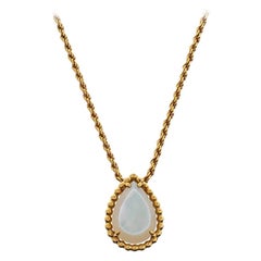 Boucheron Serpent Boheme Mother of Pearl 18K Yellow Gold Pendant Necklace