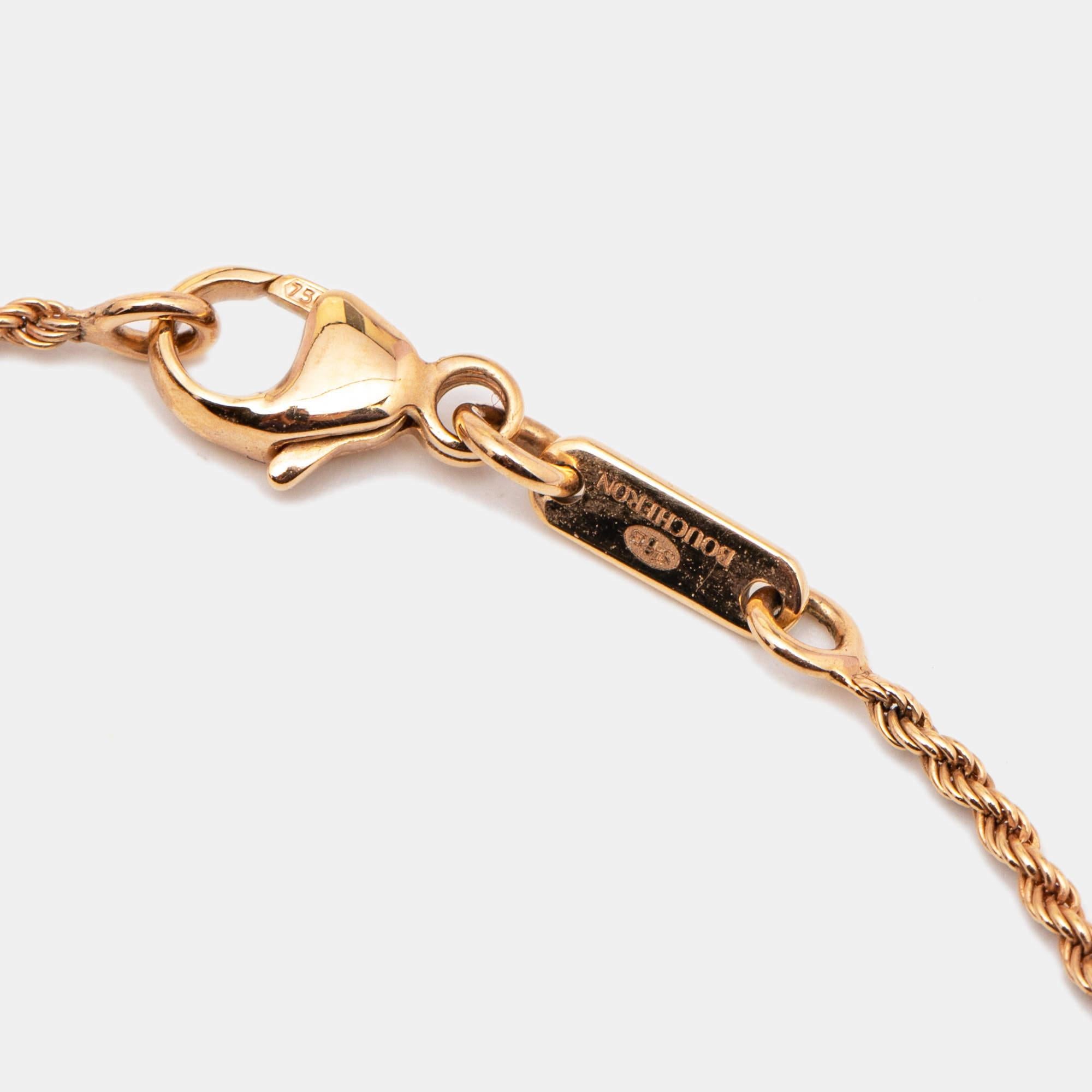 Boucheron Serpent Boheme Onyx 18k Rose Gold Bracelet In New Condition In Dubai, Al Qouz 2