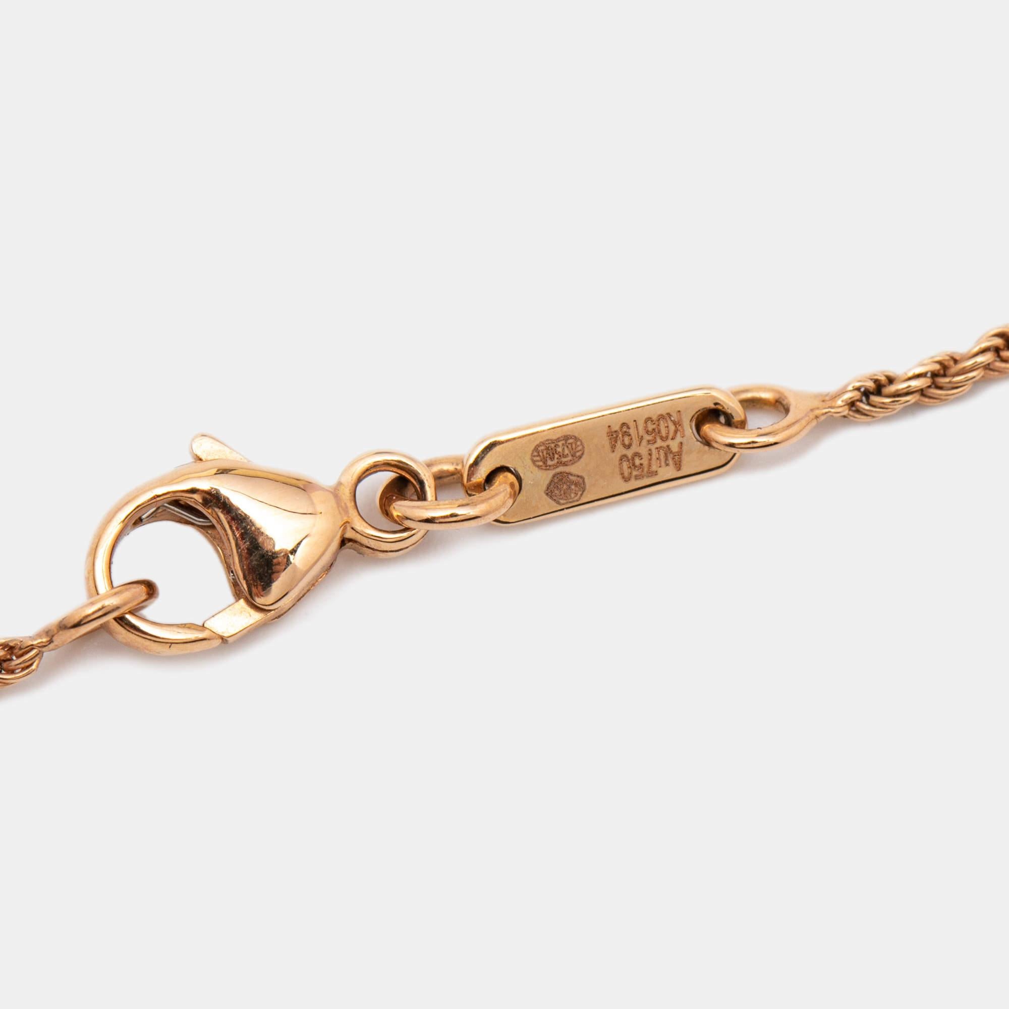 Women's Boucheron Serpent Boheme Onyx 18k Rose Gold Bracelet