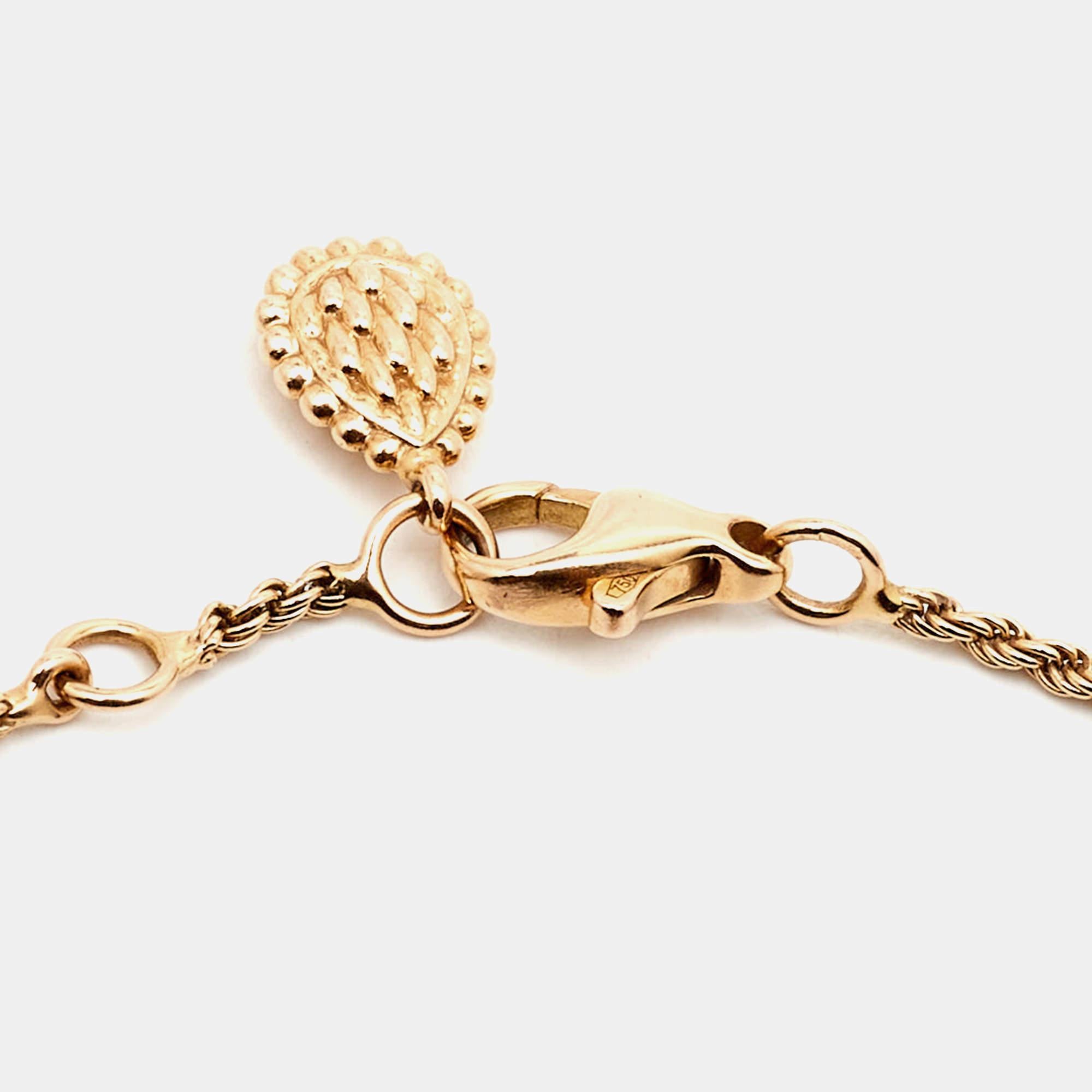 Boucheron Serpent Boheme S Motif Diamonds 18k Rose Gold Bracelet 2