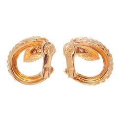 Boucheron Serpent Boheme Toi Et Moi Diamond Gold Earrings
