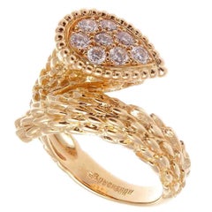 Boucheron Serpent Boheme Toi et Moi Diamond Gold Ring